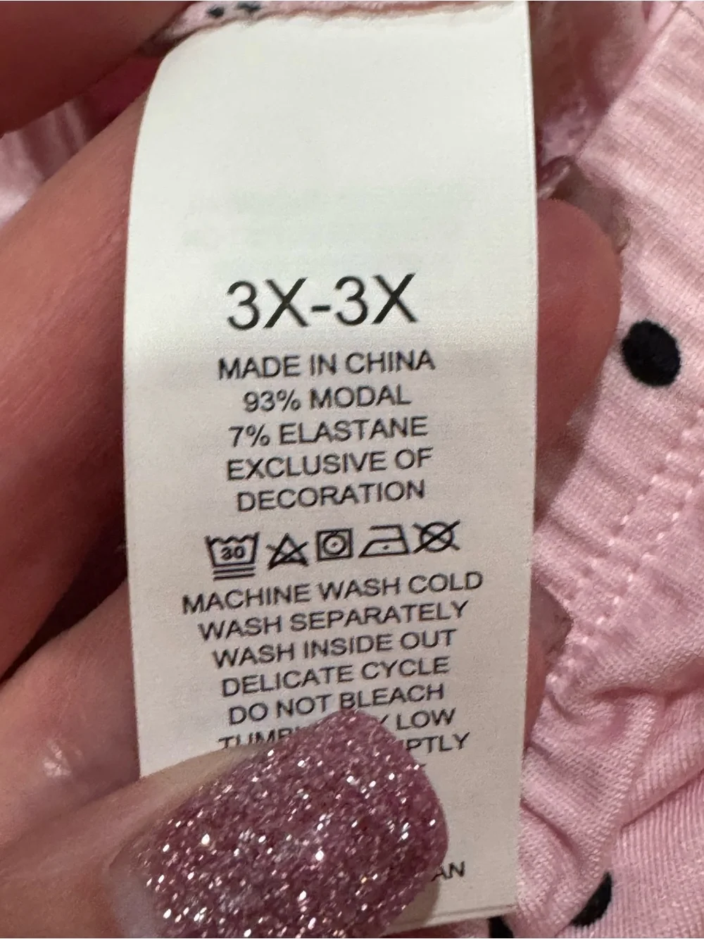 New Kate Spade 3X Pink And Black Dot Print Coordinating Pajama Short Set Cute!